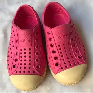 Pink Native Jefferson Shoes Size 6